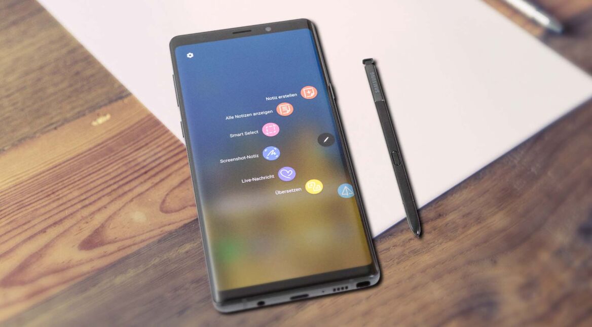 Galaxy Note 9 samt S-Pen