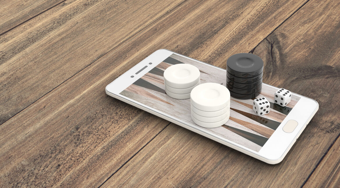 Symbolbild für Backgammon als Mobile Game.