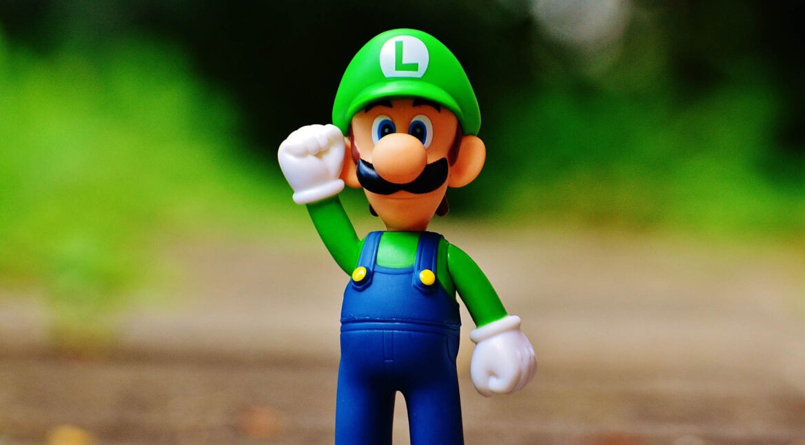 Die Nintendo-Figur Luigi.