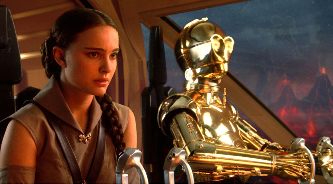 Padme Amidala und C3PO