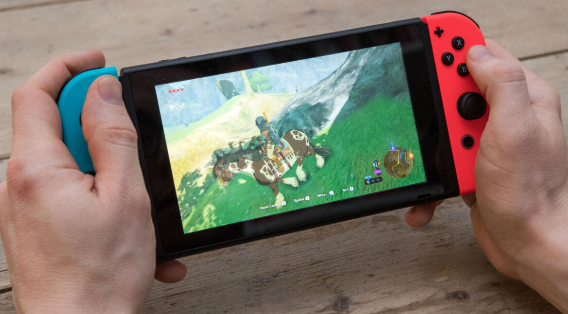 The Legend of Zelda: Breath of the Wild mit der Nintendo Switch spielen.