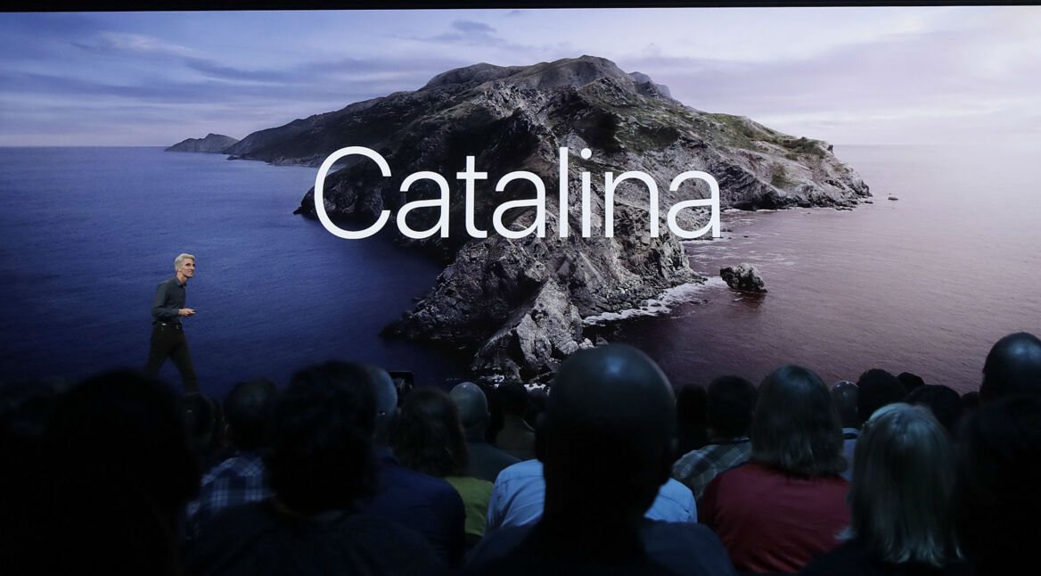 Apple stellt auf der WWDC 2019 das neue macOS Catalina vor.