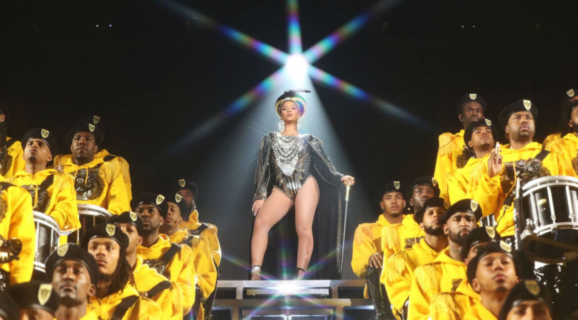 Sängerin Beyoncé in der Netflix-Musikdoku „Homecoming”.