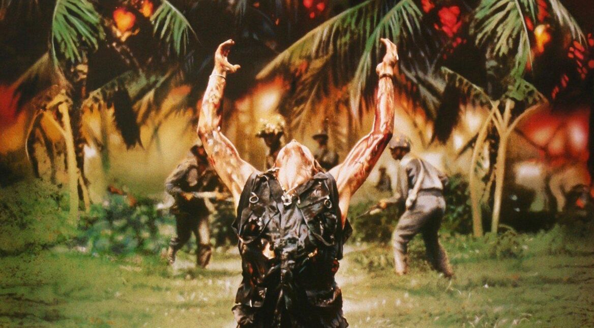 Willem Dafoe auf Poster von Platoon