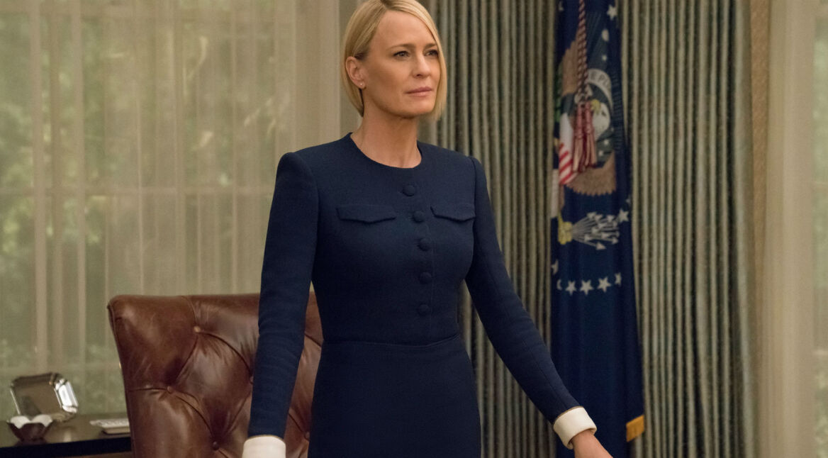 Robin Wright in der Netflix-Thrillerserie „House of Cards”.