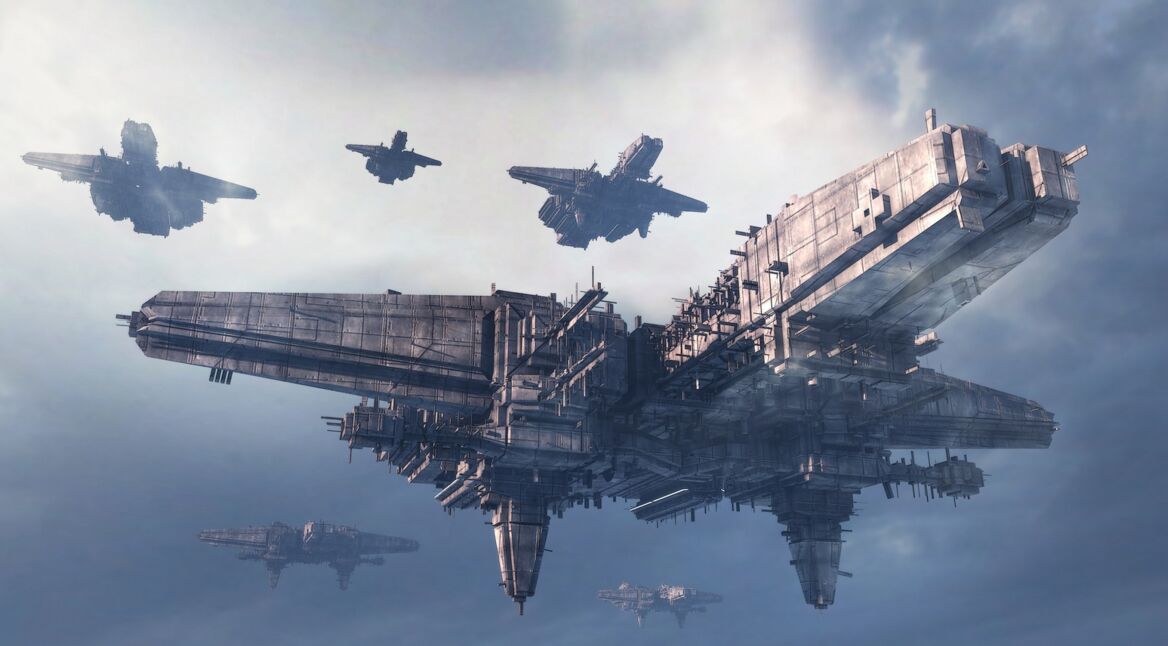 Ein Raumschiff, wie es in Star Citizen auftauchen könnte.