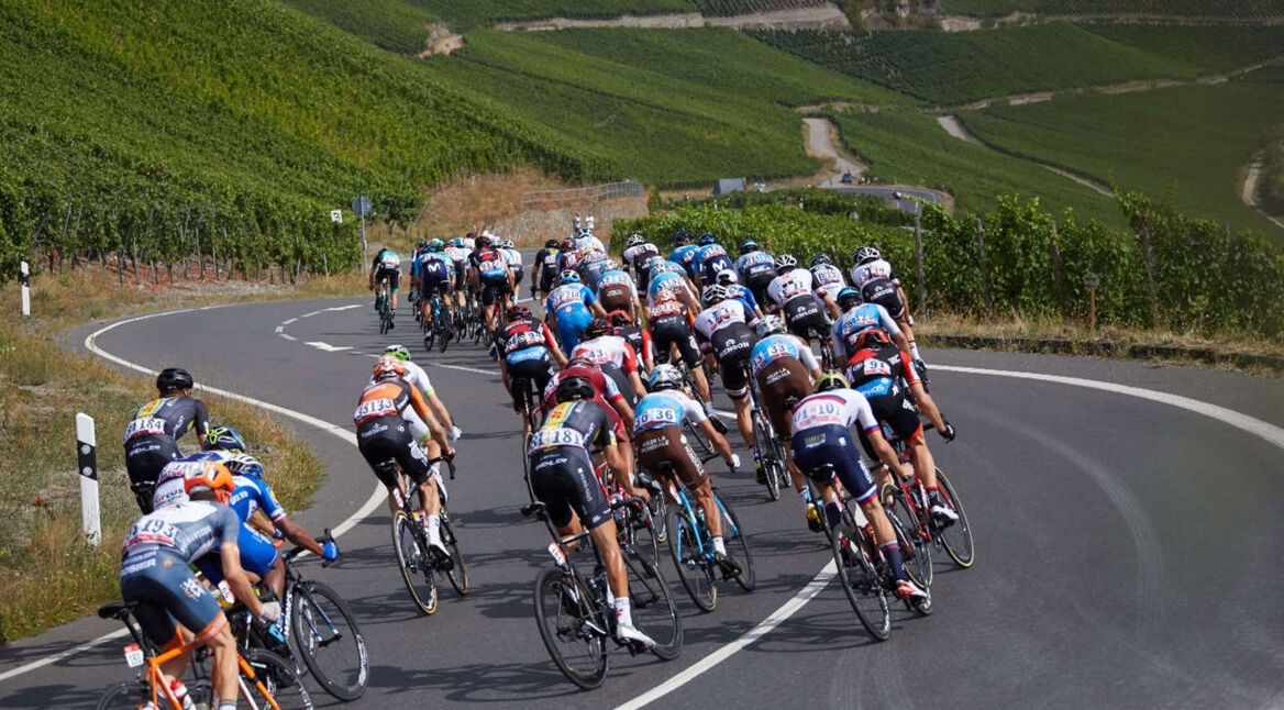 deutschlandtour-radsportler-unterwegs-in-weinbergen-vodafone-bei-der-deutschlandtour-2019