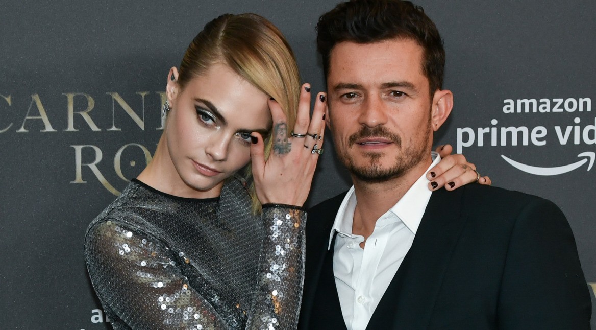 Cara Delevingne und Orlando Bloom bei der Premiere der Amazon-Serie „Carnival Row”.