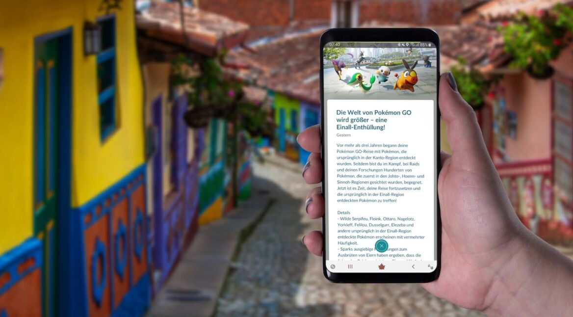 Niantic kündigt Einall-Pokémon in Pokémon Go an.