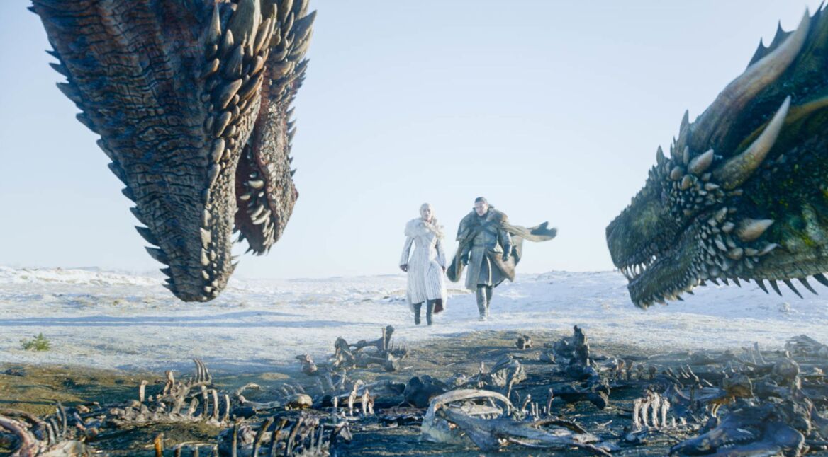 Szenenbild aus der finalen Staffel der HBO-Serie „Game of Thrones”.