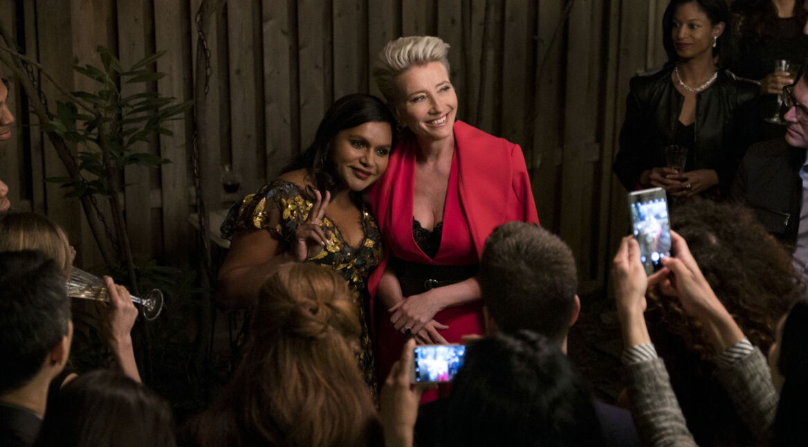 Die neue Autorin Molly Patel (Mindy Kaling) mit Idol und Chefin Katherine Newbury (Emma Thompson)