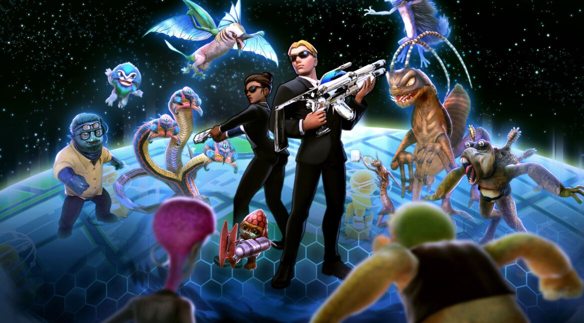 Kämpfe in Men in Black Global Invasion gegen Aliens. Bild: Ludare Games Group
