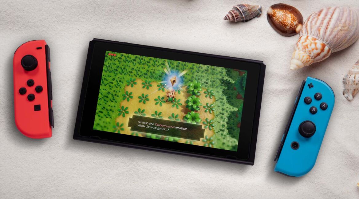 An der Nintendo Switch in The Legend of Zelda: Link's Awakening eine Zaubermuschel finden.