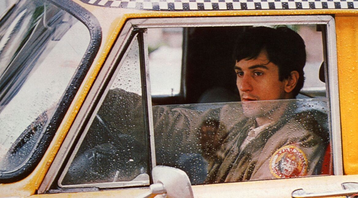 Schauspieler Robert De Niro im Film „Taxi Driver”.