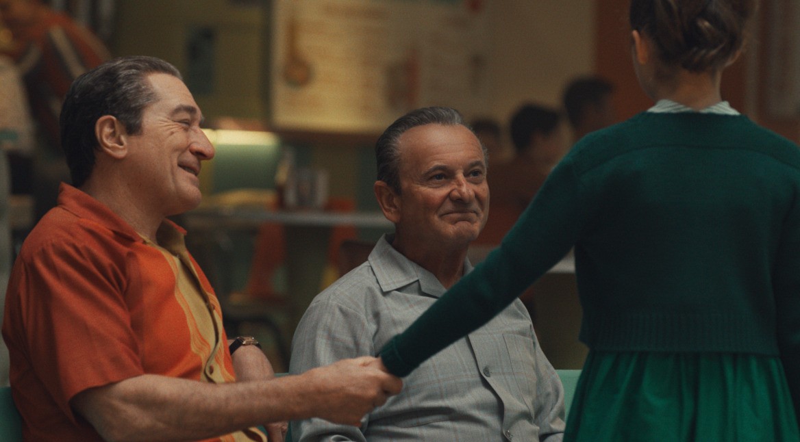 Robert De Niro und Joe Pesci in der Netflix-Neuerscheinung „The Irishman”.