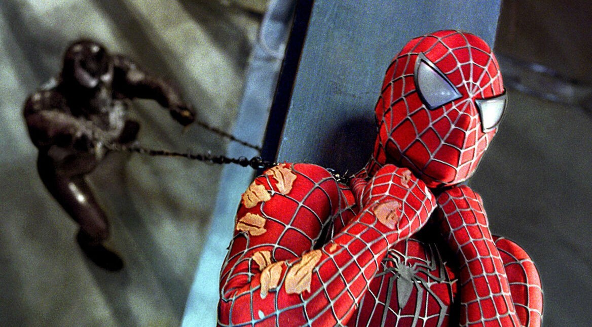 Venom und Spider-Man kämpfen in „Spider-Man 3” gegeneinander.