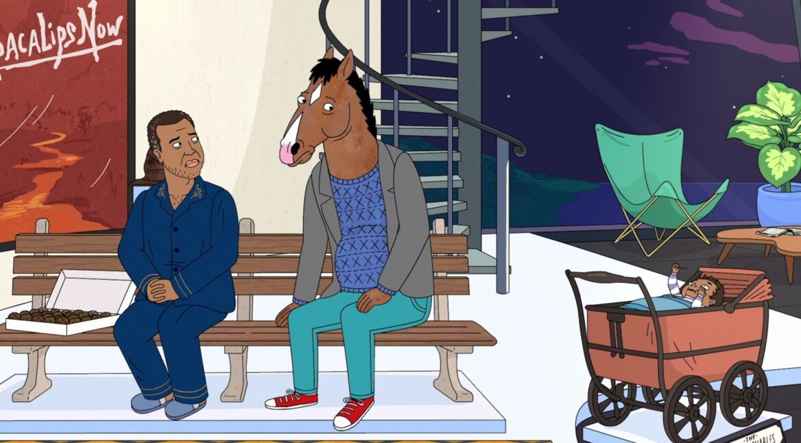 Szenenbild aus der Netflix-Animationsserie „BoJack Horseman”.