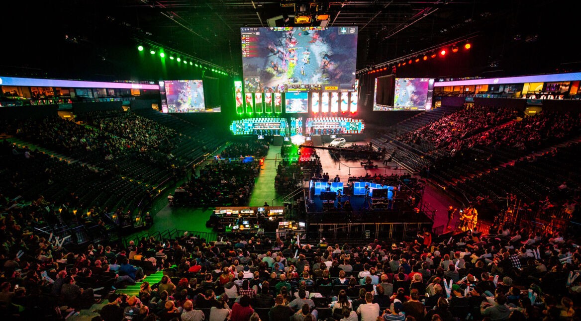 Volle Arena zur ESL Wintermeisterschaft 2019.