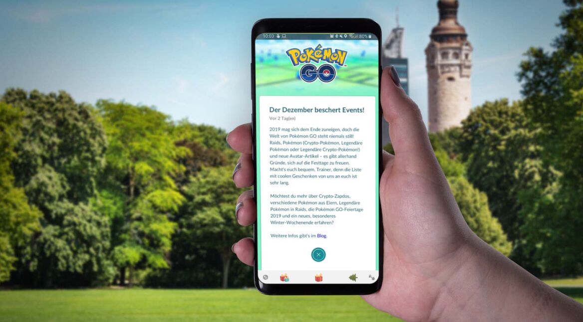 Pokémon Go: Events und Belohnungen im Dezember 2019