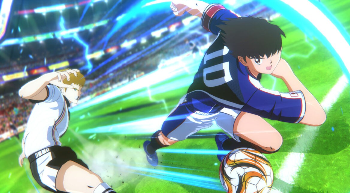 Szene aus dem Anime Captain Tsubasa