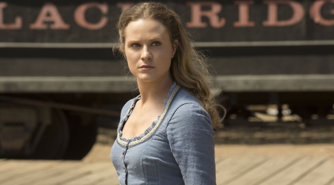 Schauspielerin Evan Rachel Wood in der 1. Staffel von „Westworld”.