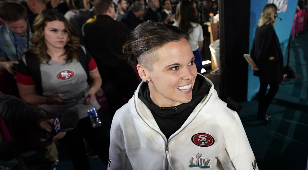 Katie Sowers im Super Bowl