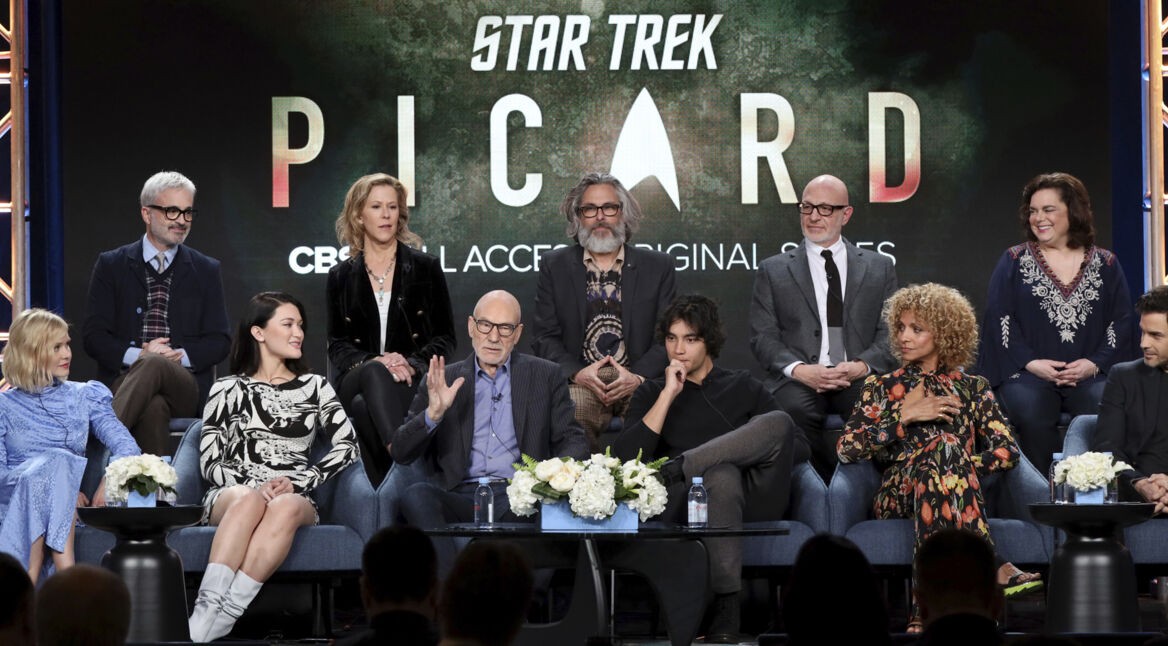Star Trek: Picard Cast auf einer Pressekonferenz