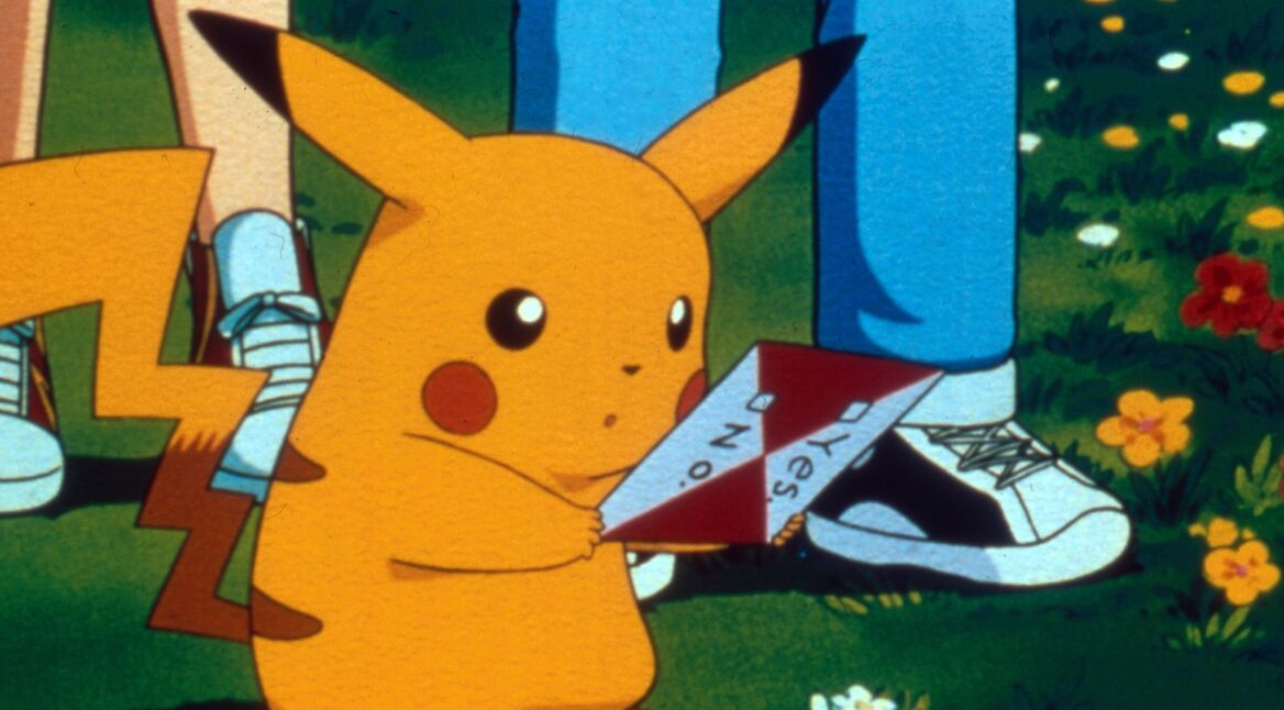 Bild mit Pikachu aus der Pokémon-Animeserie.