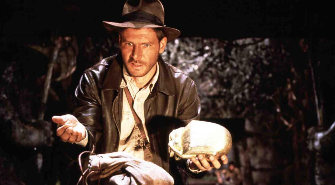 Harrison Ford in „Indiana Jones: Jäger des verlorenen Schatzes”.