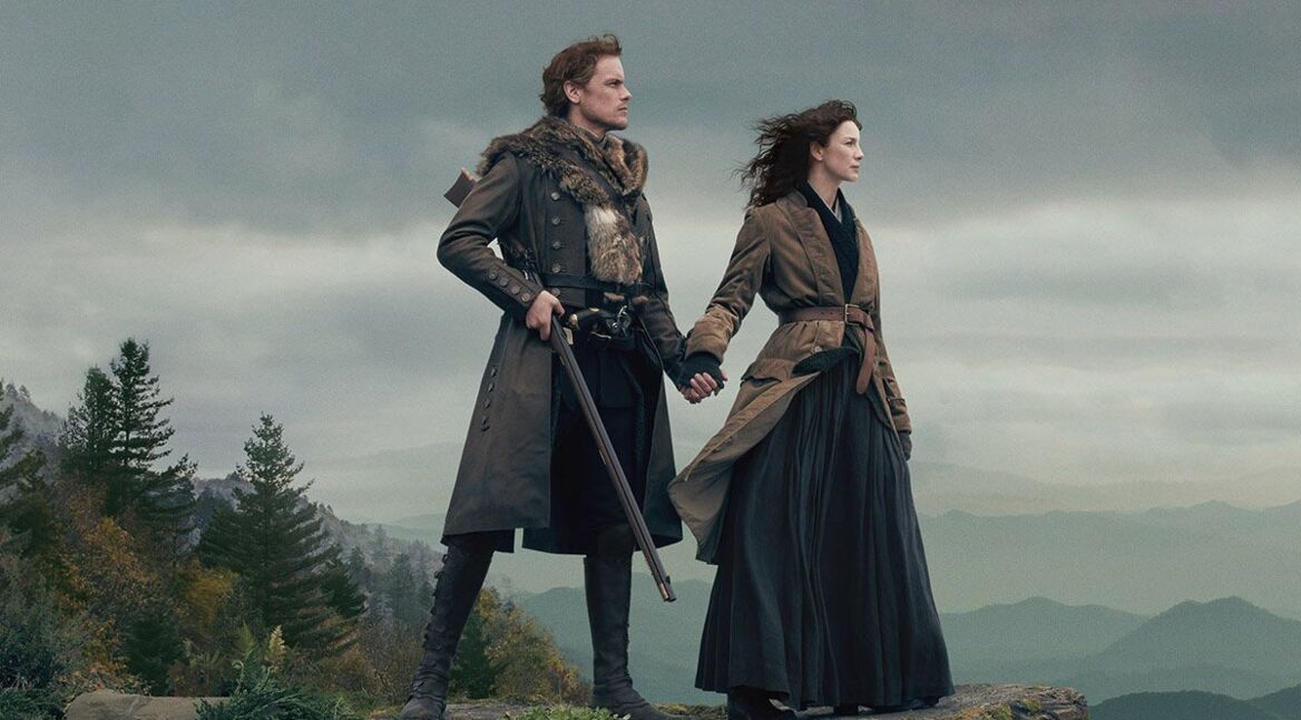 Caitriona Balfe und Sam Heughan in Outlander