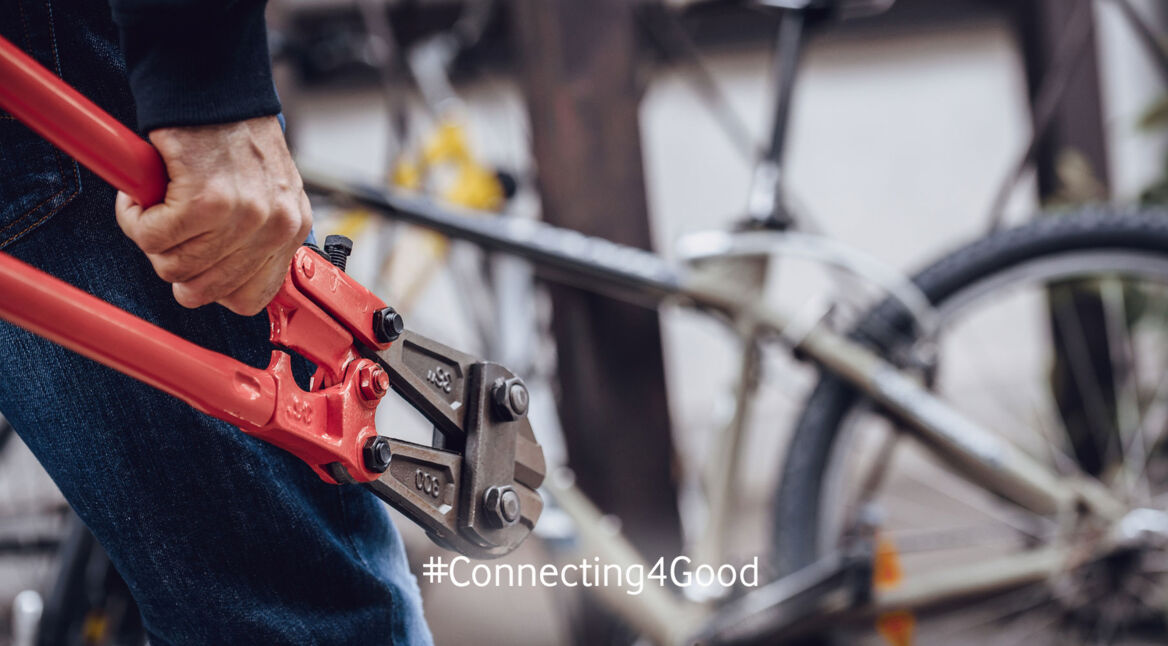 Dieser Diebstahlschutz für Einbrecher schützt Dein Rad