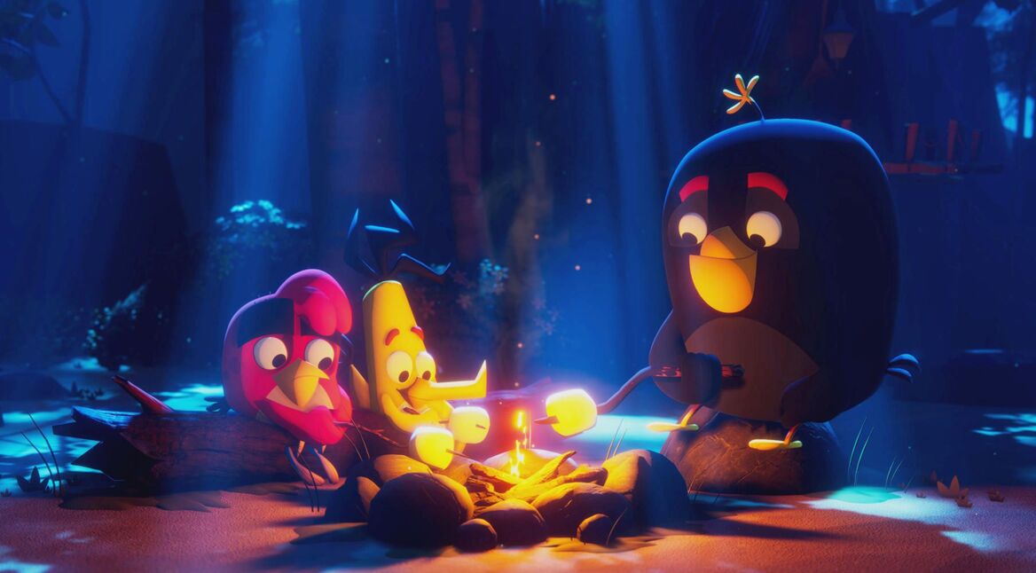 Bild aus der Netflix-Animationsserie „Angry Birds: Summer Madness“.