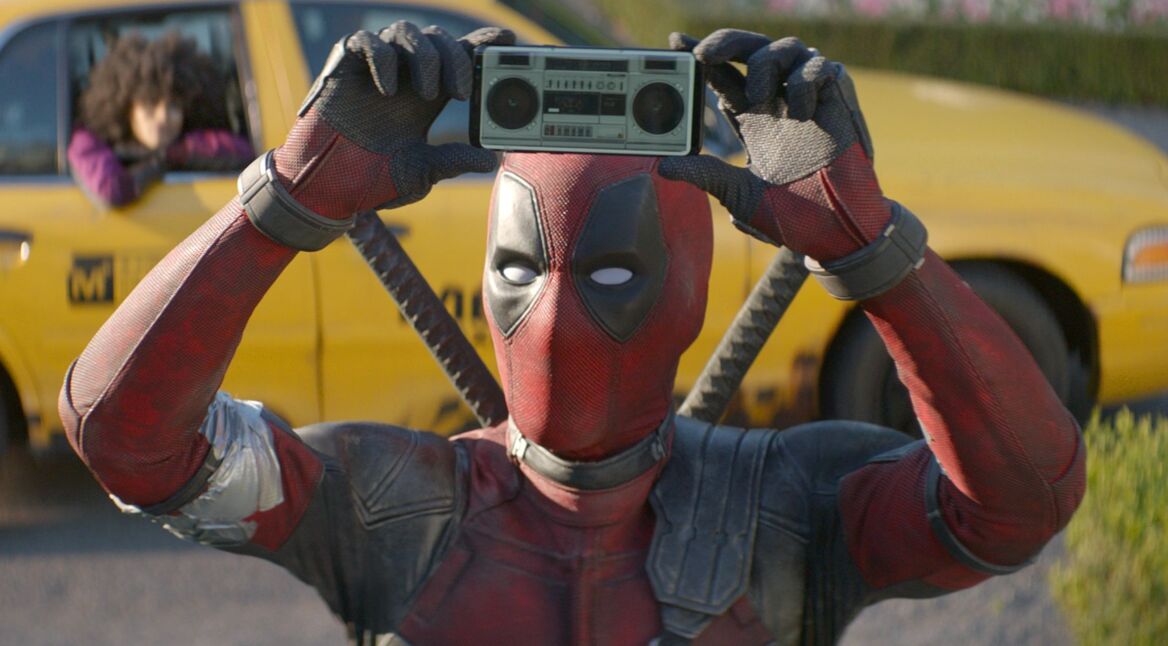 Ryan Reynolds als Deadpool im Film „Deadpool 2”.