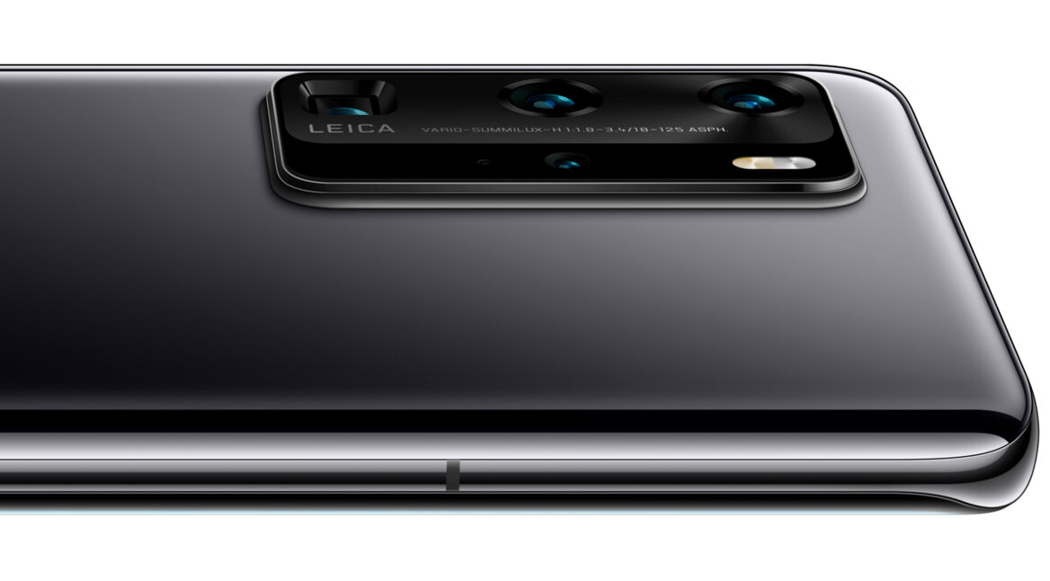 Huawei P40 Pro Leica-Kamera Rückseite mit Makro-Objektiven