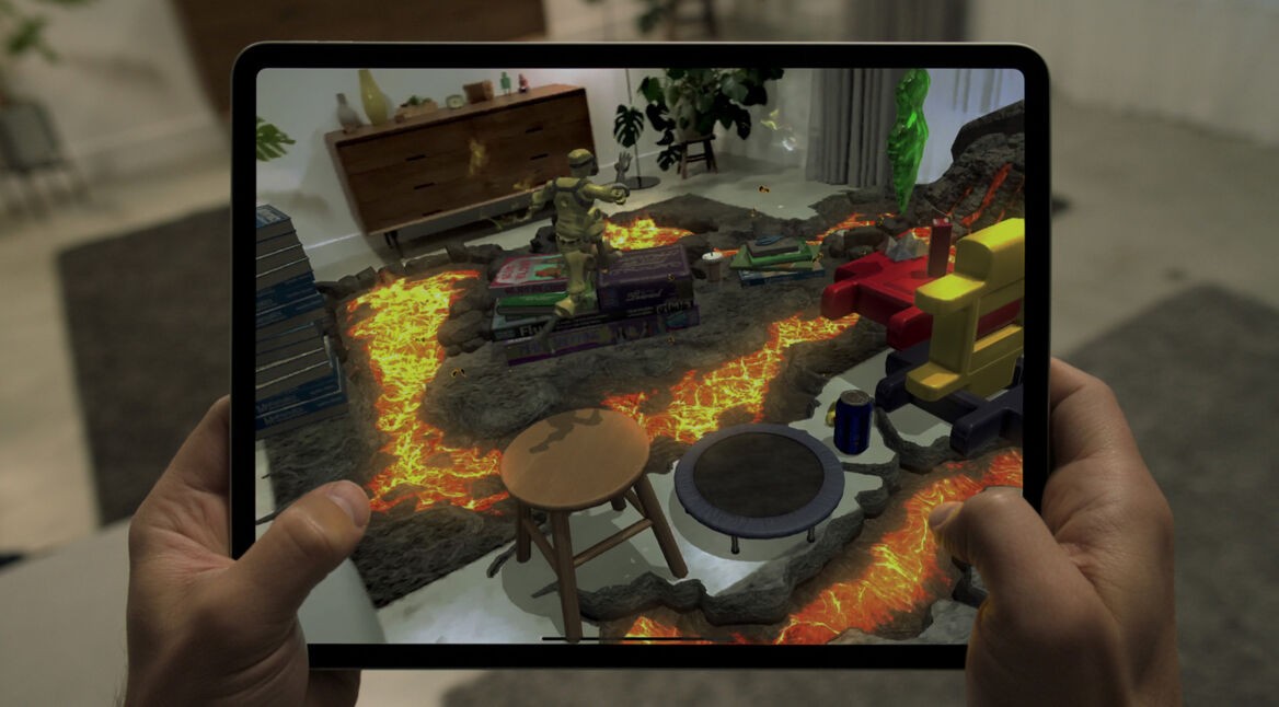 iPad Pro 2020 AR Spiel