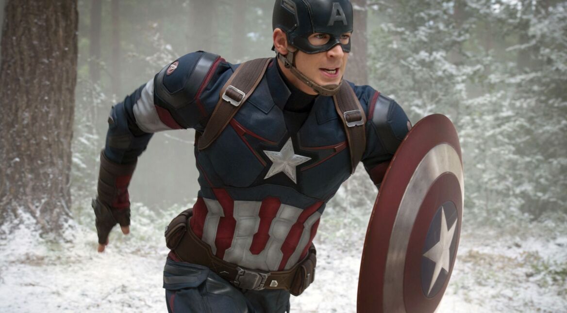 Captain Americas und sein Schild in „Avengers 2: Age of Ultron”.