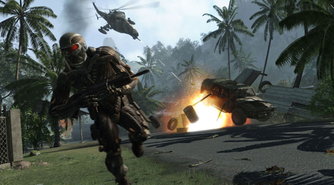 Screenshot von dem Game Crysis.