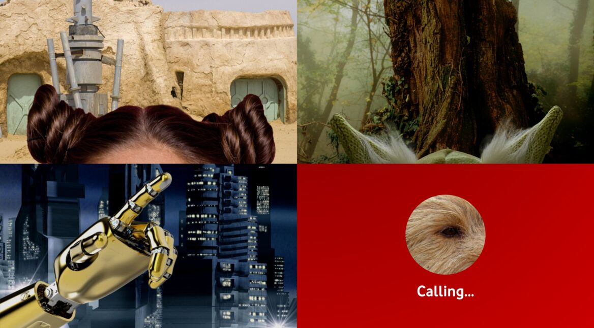 Leia, C3PO, Chewbacca und Yoda an May the 4th