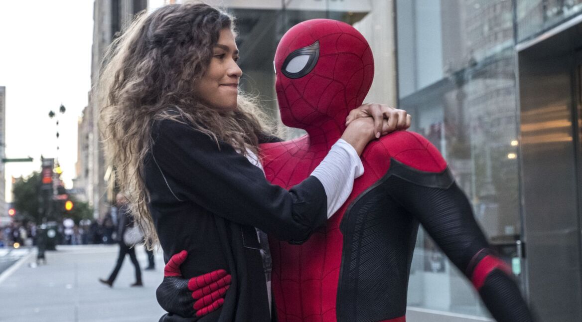 Zendaya und Tom Holland in "Spider-Man: Far From Home".