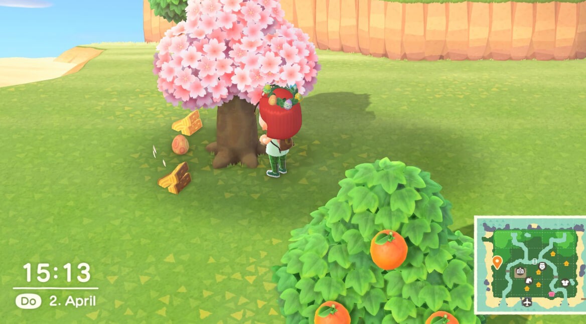 Animal Crossing Eiersuche