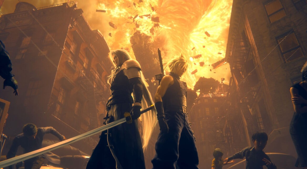 FF7 Remake Cloud Sephiroth