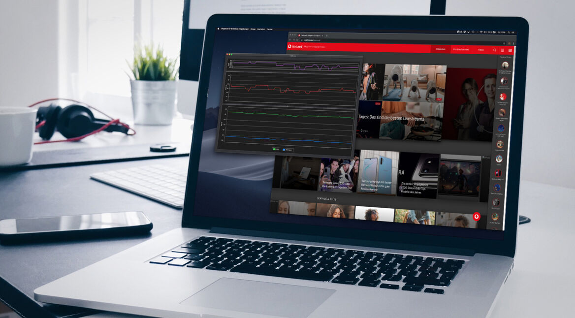 MacBook zeigt Signalstärke der aktuellen WLAN-Verbindung an