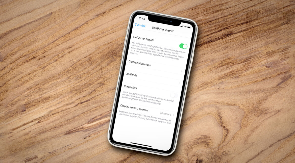 iPhone 11 geführter Zugriff