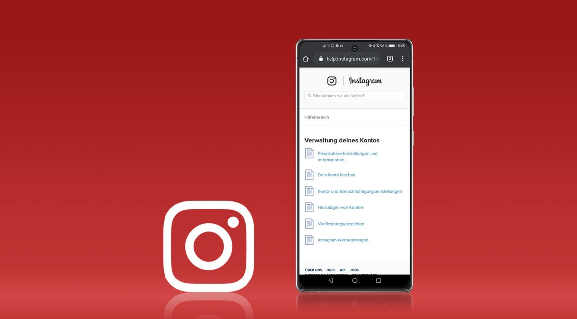 Instagram-Account deaktivieren