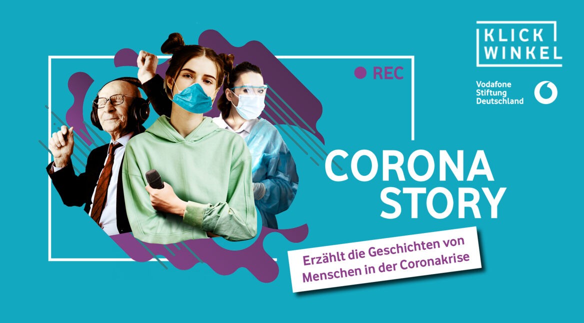 Klickwinkel Wettbewerb digital 2020 Vodafone Stiftung