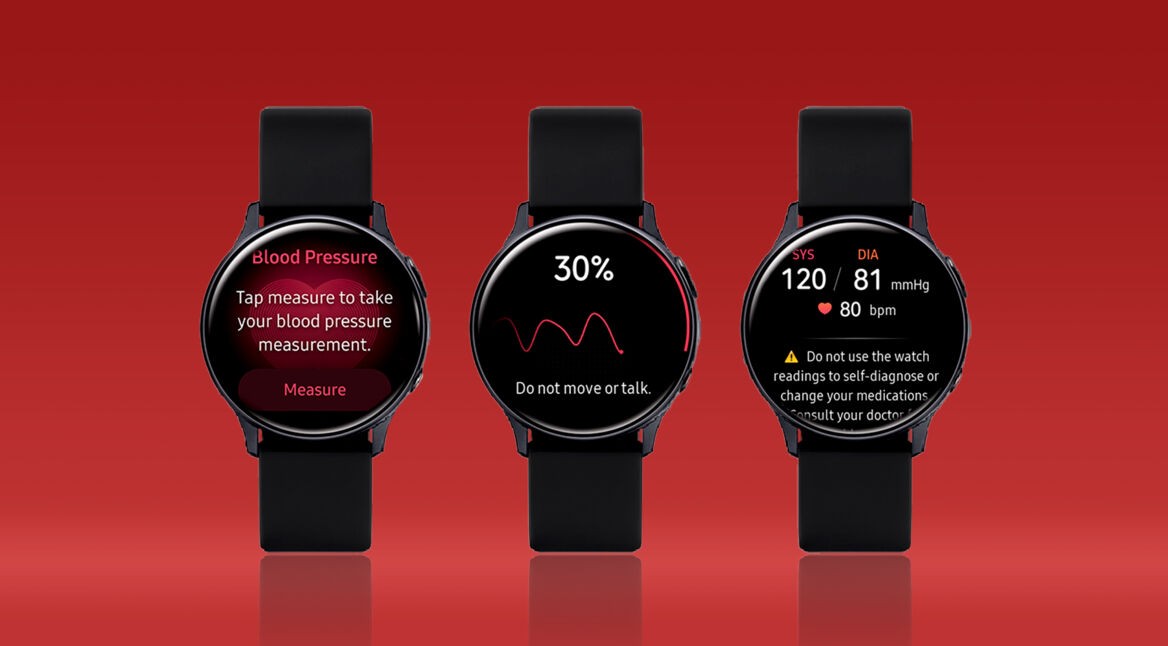 Galaxy Watch Active 2 Blutdruck messen