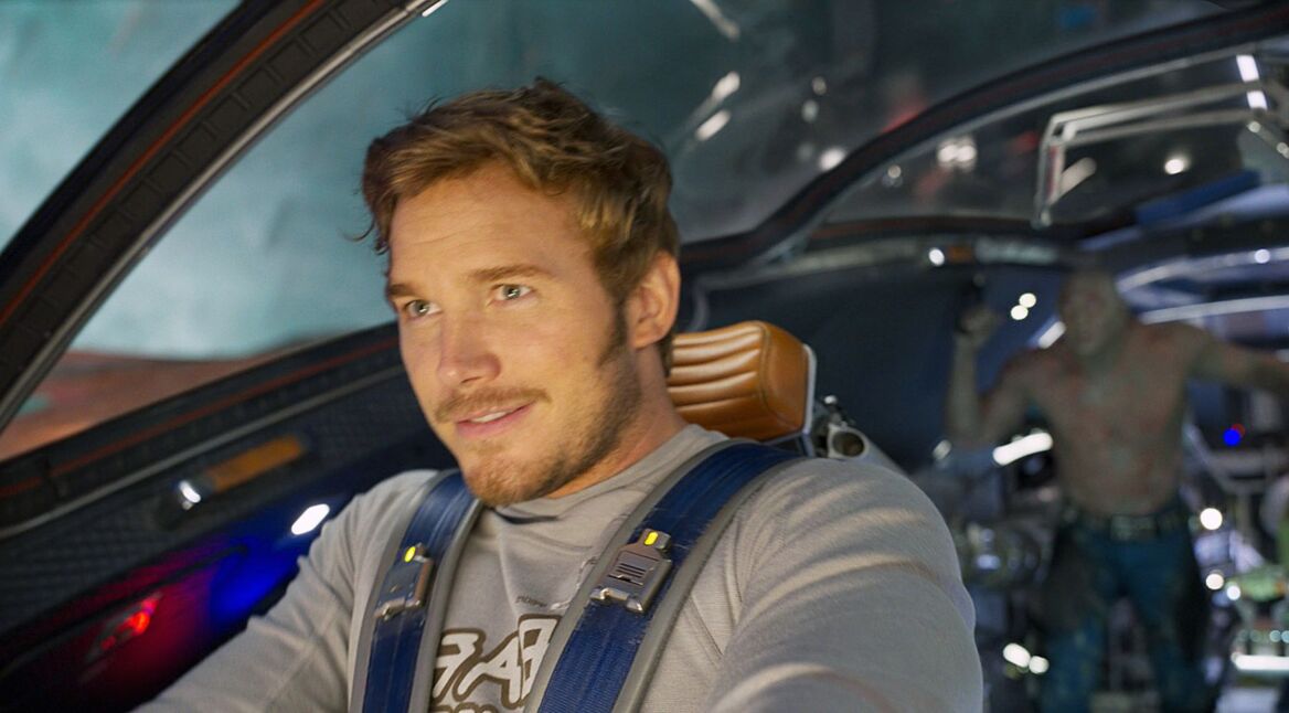 Chris Pratt in Guardians of the Galaxy