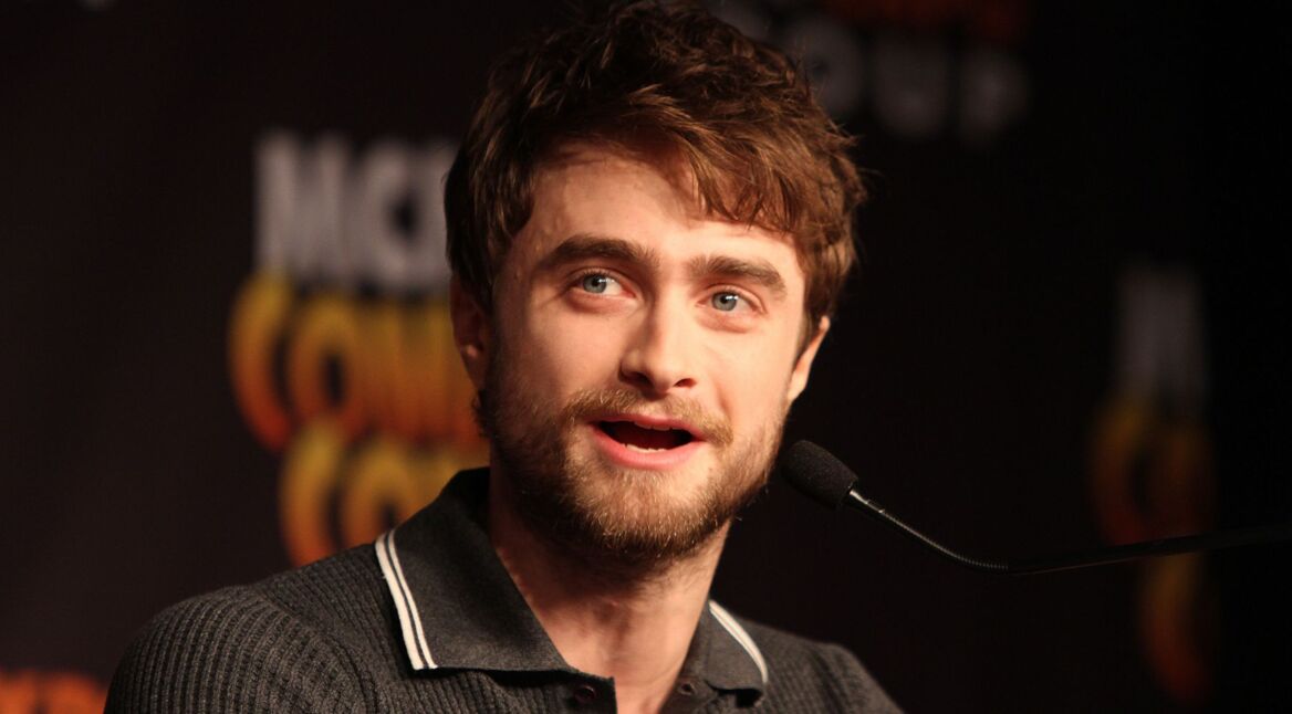 Daniel Radcliffe stellt 2014 seinen Horrorfilm "Horns" vor.