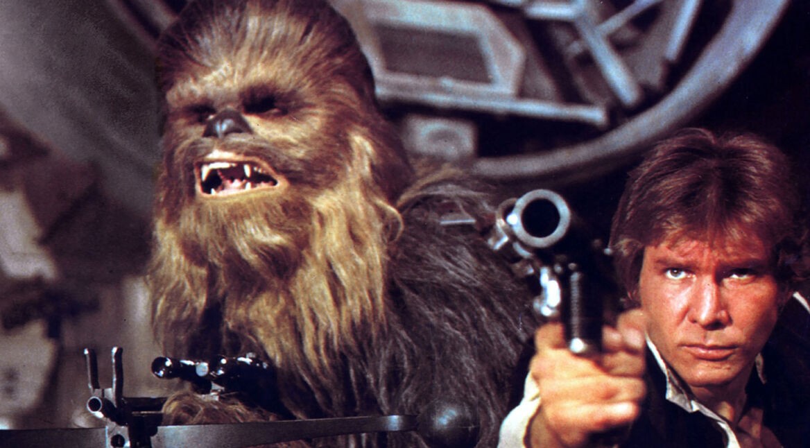 Chewbacca und Han Solo in "Star Wars"
