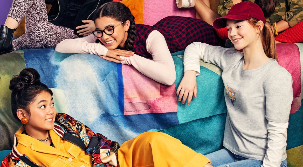 Momona Tamada, Malia Baker und Sophie Grace in Der Babysitter-Club